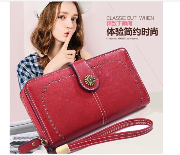 da10 men's and women's brand designer wallet fashion clutch bag, Red;black
da10 men's and women's brand designer wallet fashion clutch bag, Red;black