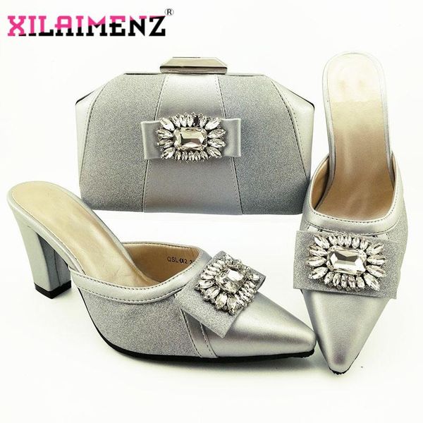 dress shoes silver nice design italian rhinestone with matching bags ins latest women pointed toe slipper and set on sale, Black
dress shoes silver nice design italian rhinestone with matching bags ins latest women pointed toe slipper and set on sale, Black
