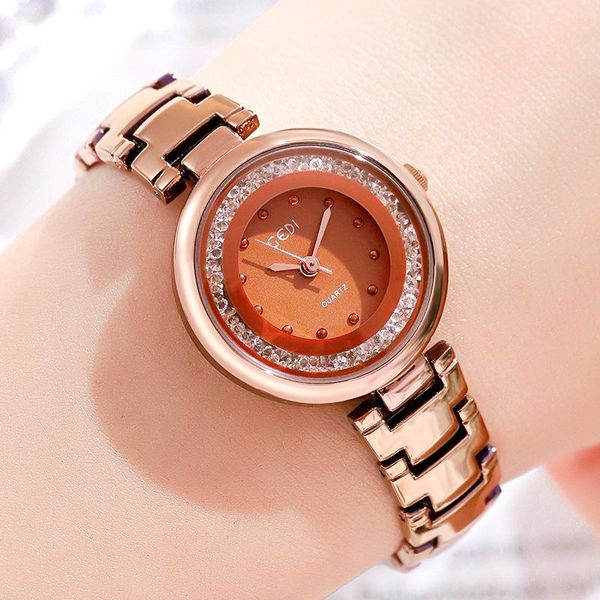 wristwatches elegant women's watches coffee gold rhinestone simple casual lady quartz wristwatch unique gedi brand dress clock for fema, Slivery;brown
wristwatches elegant women's watches coffee gold rhinestone simple casual lady quartz wristwatch unique gedi brand dress clock for fema, Slivery;brown
