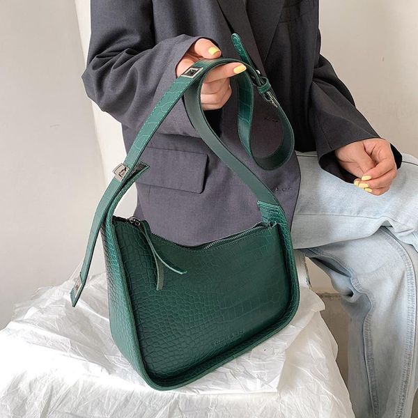evening bags 2021 women green retro underarm vintage stone pattern crocodile pu leather shoulder bag female subaxillary handbag
evening bags 2021 women green retro underarm vintage stone pattern crocodile pu leather shoulder bag female subaxillary handbag