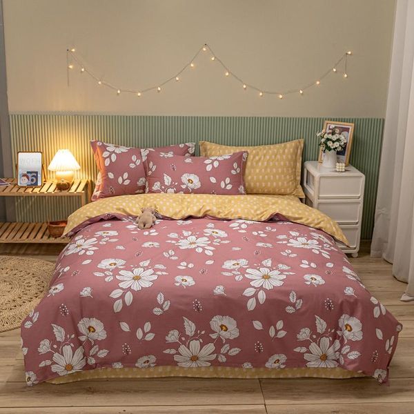 bedding sets double bed full 100%cotton 4pc set duvet cover pillowcase flat sheet home textiles el bedclothes bedroom flower
bedding sets double bed full 100%cotton 4pc set duvet cover pillowcase flat sheet home textiles el bedclothes bedroom flower