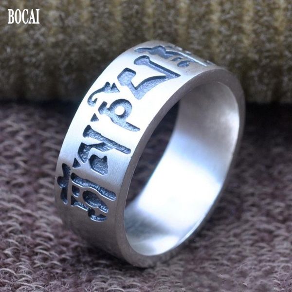 real s925 pure silver jewelry six-character mantra big buddha man and woman models good luck ring cluster rings, Golden;silver
real s925 pure silver jewelry six-character mantra big buddha man and woman models good luck ring cluster rings, Golden;silver