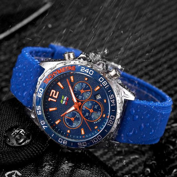 wristwatches relogio masculino swish sports watches men fashion chronograph quartz wristwatch rubber strap waterproof watch, Slivery;brown
wristwatches relogio masculino swish sports watches men fashion chronograph quartz wristwatch rubber strap waterproof watch, Slivery;brown