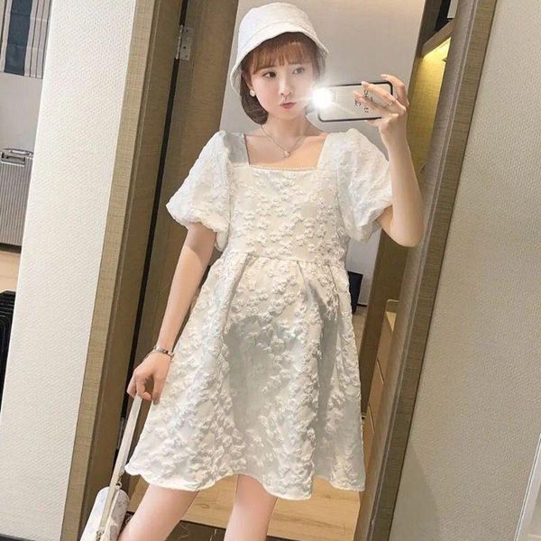 maternity dresses 669# dress summer short sleeves solid color with hat easy matching loose stylish pregnant women mom, White
maternity dresses 669# dress summer short sleeves solid color with hat easy matching loose stylish pregnant women mom, White
