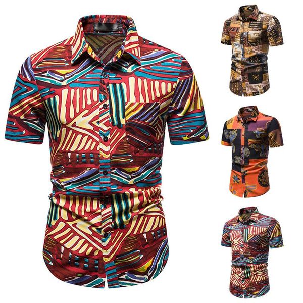 men's casual shirts fashion men hawaiian flower-print short sleeve summer beach style lapel holiday comfortable clothes, White;black
men's casual shirts fashion men hawaiian flower-print short sleeve summer beach style lapel holiday comfortable clothes, White;black