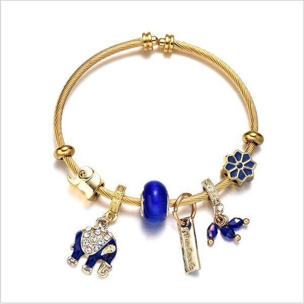 2021 strands charm bracelets gold bangles design luxury designer jewelry steel wire adjustable diy thailand elephant leaf bracelet fashion b, Black
2021 strands charm bracelets gold bangles design luxury designer jewelry steel wire adjustable diy thailand elephant leaf bracelet fashion b, Black