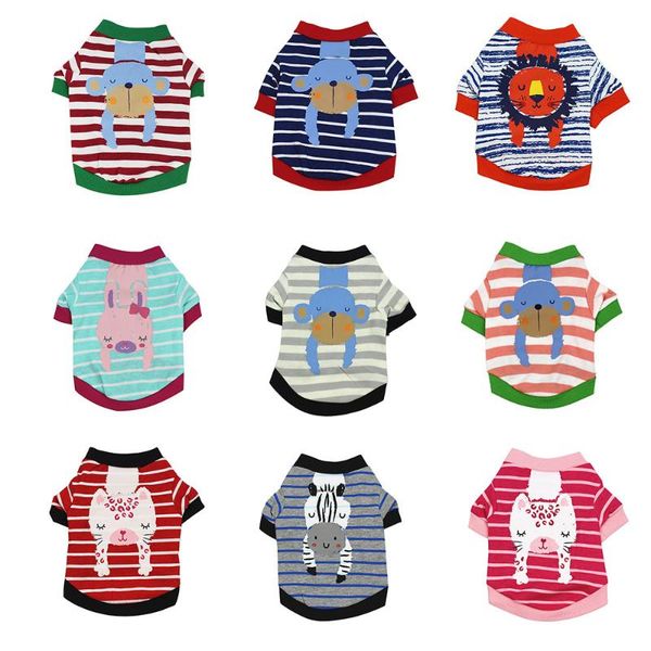 dog apparel cartoon pet clothes for puppy small dogs cotton shirt spring&autumn printed t-shirt accessories
dog apparel cartoon pet clothes for puppy small dogs cotton shirt spring&autumn printed t-shirt accessories