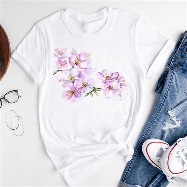 graphic cartoon floral flower womens t shirt travel holiday short sleeve summer fashion print female clothes tees, White
graphic cartoon floral flower womens t shirt travel holiday short sleeve summer fashion print female clothes tees, White