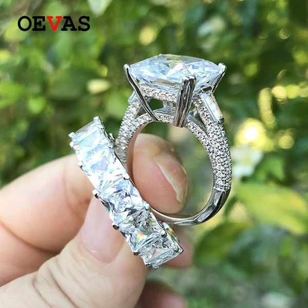 100% 925 sterling silver sparkling full zircon high carbon diamond bride rings set wedding engagement party fine jewelry cluster, Golden;silver
100% 925 sterling silver sparkling full zircon high carbon diamond bride rings set wedding engagement party fine jewelry cluster, Golden;silver