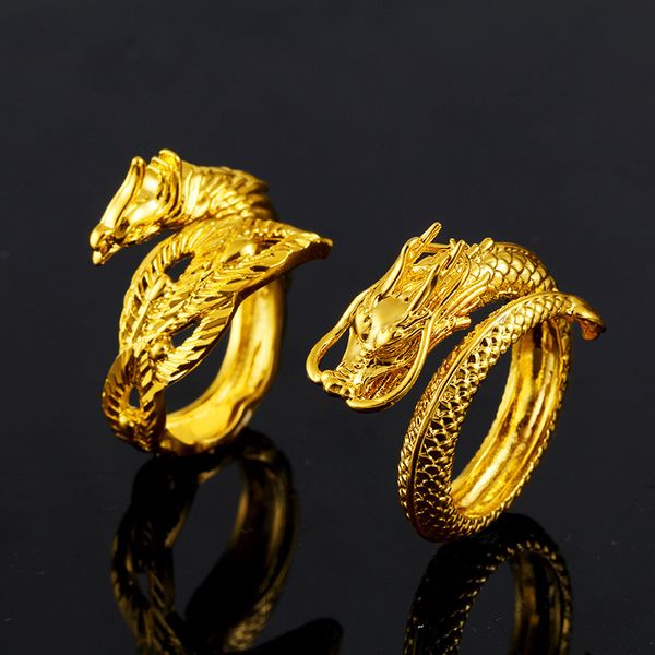 Fashion Accessories Vietnam Dragon Phoenix Couple Opening Adjustable Sand Gold Ring Jewelry, Silver
Fashion Accessories Vietnam Dragon Phoenix Couple Opening Adjustable Sand Gold Ring Jewelry, Silver