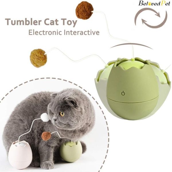 cat interactive eggshell rolling ball toy funny cats stick kitten training rotating tumbler smart automatic teaser toys
cat interactive eggshell rolling ball toy funny cats stick kitten training rotating tumbler smart automatic teaser toys