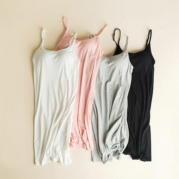 womens sleepwears cami dressing gowns with chest pad casual soft thin stripe female nightdress summer fashion solid ladys nightshirt, Black;red
womens sleepwears cami dressing gowns with chest pad casual soft thin stripe female nightdress summer fashion solid ladys nightshirt, Black;red