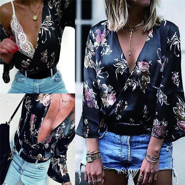 women's blouses & shirts spring loose sashes like silk blouse women kimono deep v-neck satin shirt floral long sleeve, White
women's blouses & shirts spring loose sashes like silk blouse women kimono deep v-neck satin shirt floral long sleeve, White