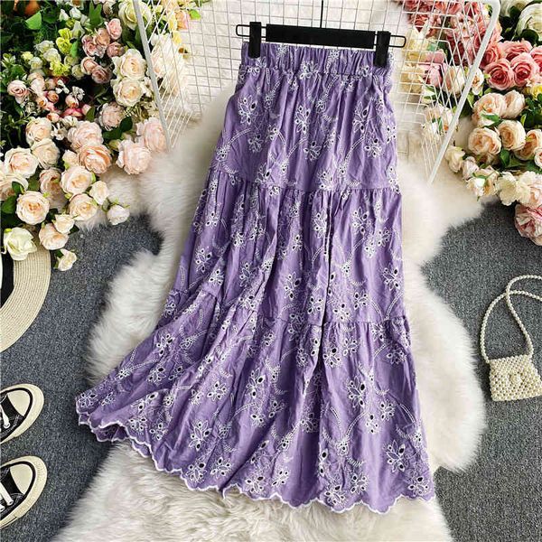 skirts autumn women hollow out embroidery skirt female vintage elastic high waist big swing a-line faldas saia new korean fashion, Black
skirts autumn women hollow out embroidery skirt female vintage elastic high waist big swing a-line faldas saia new korean fashion, Black