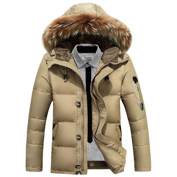 men's down & parkas custom logo winter coat exquisite workmanship, high-quality fabric, hood, warmth and velvet jackets, outdoor leisur, Black 
men's down & parkas custom logo winter coat exquisite workmanship, high-quality fabric, hood, warmth and velvet jackets, outdoor leisur, Black