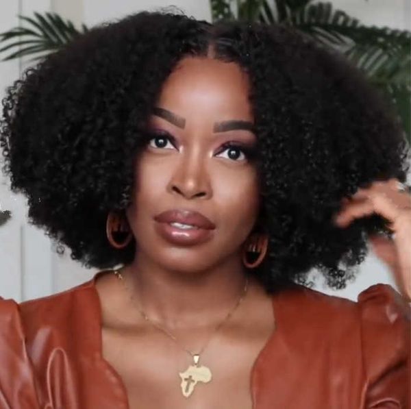 hair lace wigs exploding head women's short hair medium split black small curly chemical fiber headgear wig
hair lace wigs exploding head women's short hair medium split black small curly chemical fiber headgear wig