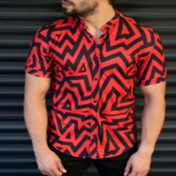 men's casual shirts arrival men hawaiian camicias single breasted striped printed short-sleeve blouses s-3xl, White;black
men's casual shirts arrival men hawaiian camicias single breasted striped printed short-sleeve blouses s-3xl, White;black