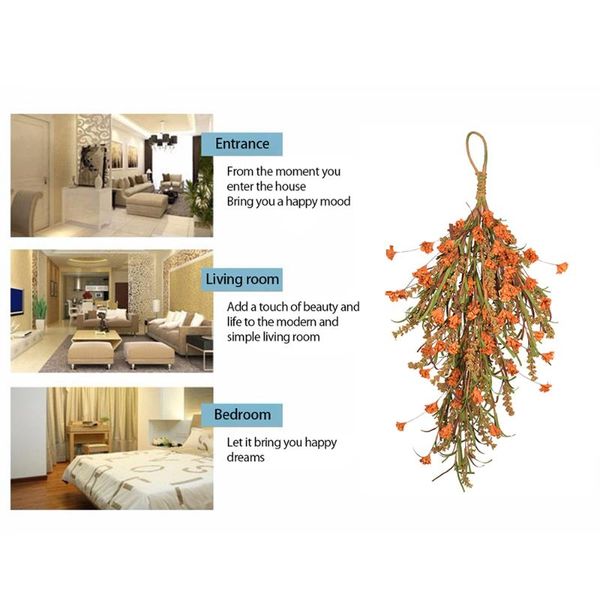 decorative flowers & wreaths artificial hanging flower garland swag with wheat ear fall leaves for thanksgiving christmas halloween wall dec
decorative flowers & wreaths artificial hanging flower garland swag with wheat ear fall leaves for thanksgiving christmas halloween wall dec