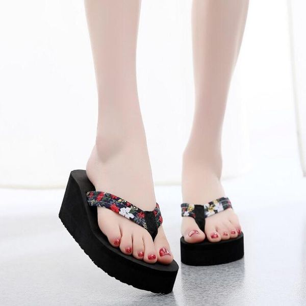 slippers summer beach print wedges woman flip flops sandals fashion platform outdoor casual slides student women shoes, Black
slippers summer beach print wedges woman flip flops sandals fashion platform outdoor casual slides student women shoes, Black
