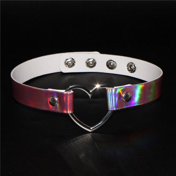 pendant necklaces punk laser leather heart choker women legs&neck&wrist wear multi-purpose funky cross chockers bell round necklace, Silver
pendant necklaces punk laser leather heart choker women legs&neck&wrist wear multi-purpose funky cross chockers bell round necklace, Silver