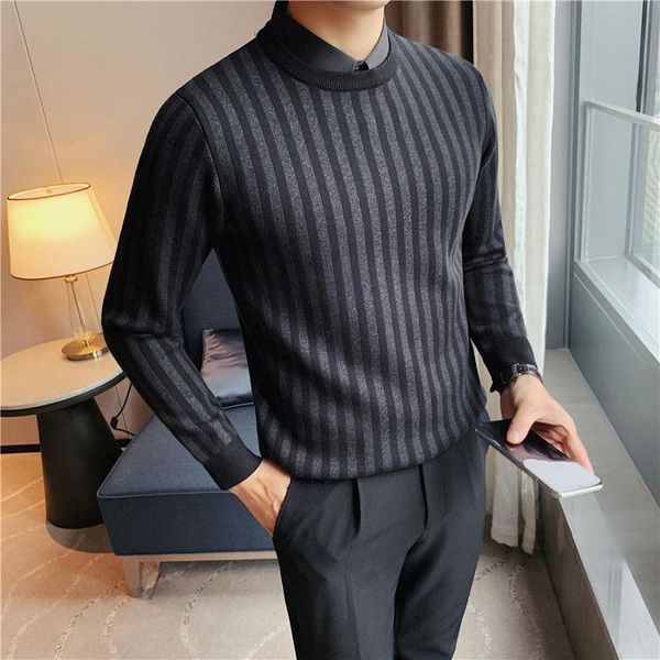 men's sweaters fake two striped shirt herren pullover 2021 autumn collar knitted vest sweater men trendy for, White;black
men's sweaters fake two striped shirt herren pullover 2021 autumn collar knitted vest sweater men trendy for, White;black
