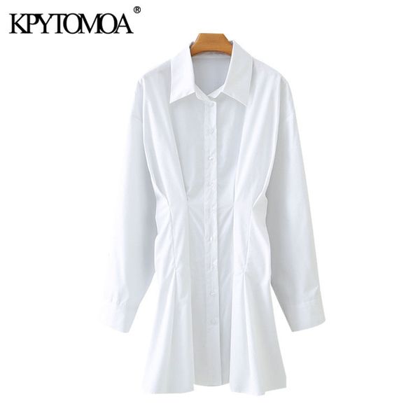 women chic fashion button-up pleated mini shirt dress vintage long sleeve back elastic slim female dresses mujer 210416, Black;gray
women chic fashion button-up pleated mini shirt dress vintage long sleeve back elastic slim female dresses mujer 210416, Black;gray
