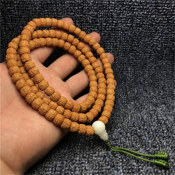 beaded, strands trendy 108 tibetan yellow-skinned rudraksha dragon scale pattern bodhi seeds 6*8mm female buddha beads prayer bracelet drops, Black
beaded, strands trendy 108 tibetan yellow-skinned rudraksha dragon scale pattern bodhi seeds 6*8mm female buddha beads prayer bracelet drops, Black