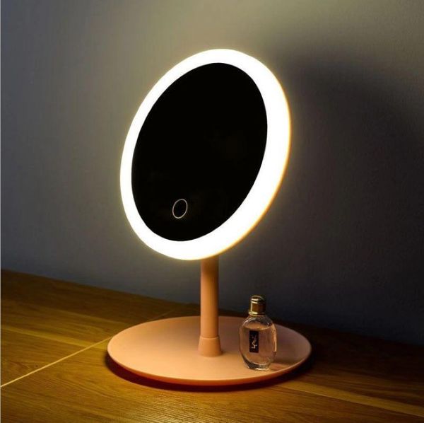 compact mirrors smart eye protection led light makeup mirror tri-color adjustable touch screen deskround shape usb charging
compact mirrors smart eye protection led light makeup mirror tri-color adjustable touch screen deskround shape usb charging