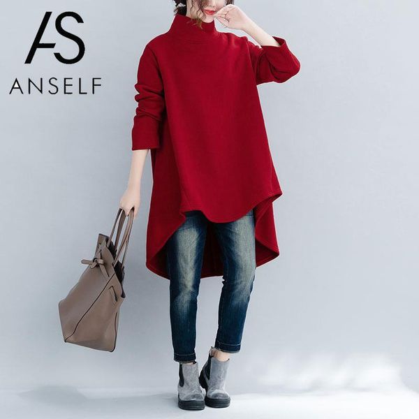 women's hoodies & sweatshirts anself women sweatshirt fashion high neck long sleeve fleece asymmetric coat loose pullover female tunic, Black
women's hoodies & sweatshirts anself women sweatshirt fashion high neck long sleeve fleece asymmetric coat loose pullover female tunic, Black