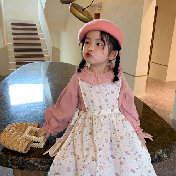 girl's dresses sweet floral gown + ruffled collar for kids baby 2021 autumn toddler girl vitage dress child, Red;yellow
girl's dresses sweet floral gown + ruffled collar for kids baby 2021 autumn toddler girl vitage dress child, Red;yellow