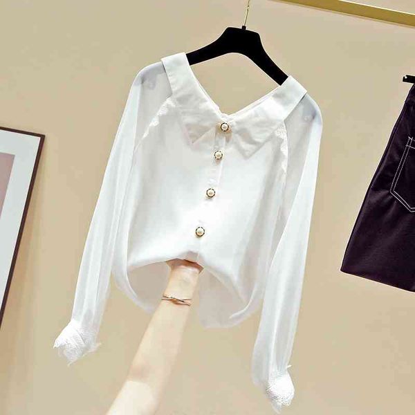 autumn women's long sleeves lace patchwork chiffon back bow shirts girls ladies white shirt blouse a4084 210428
autumn women's long sleeves lace patchwork chiffon back bow shirts girls ladies white shirt blouse a4084 210428