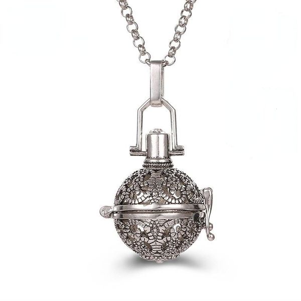 pendant necklaces hollow out women necklace pregnancy angel ball locket for prenatal education aroma essential oil diffuser, Silver
pendant necklaces hollow out women necklace pregnancy angel ball locket for prenatal education aroma essential oil diffuser, Silver