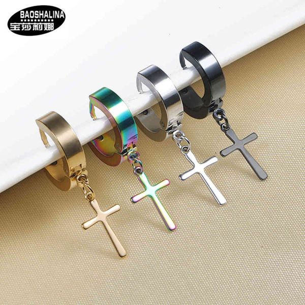 studs earrings not allergic cross korean fashion titanium steel stainless, Golden;silver
studs earrings not allergic cross korean fashion titanium steel stainless, Golden;silver