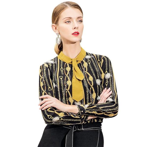 women's blouses & shirts pokwai silk shirt female long sleeve 2021 spring style lead color printing fashion wild straight slim, White
women's blouses & shirts pokwai silk shirt female long sleeve 2021 spring style lead color printing fashion wild straight slim, White