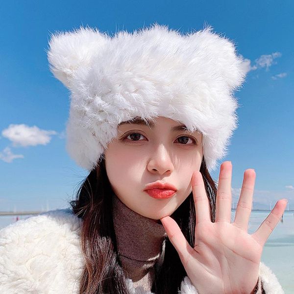 beanies visrover 6 colorway real fur cat shape woman winter hat autumn matched warm soft bonnet skullies gift
beanies visrover 6 colorway real fur cat shape woman winter hat autumn matched warm soft bonnet skullies gift