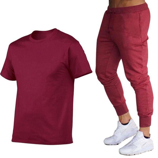 men's tracksuits summer fashion casual track suit beach sportswear short-sleeved t-shirt 2-piece set + long pants large size, Gray
men's tracksuits summer fashion casual track suit beach sportswear short-sleeved t-shirt 2-piece set + long pants large size, Gray