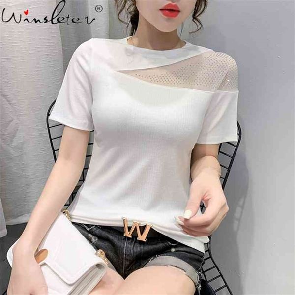 summer european clothes t-shirt girls fashion patchwork shiny diamonds women short sleeve tees t12821a 210421, White
summer european clothes t-shirt girls fashion patchwork shiny diamonds women short sleeve tees t12821a 210421, White