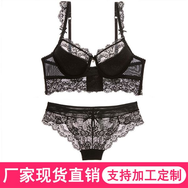 bra set s and underwear, Red;black