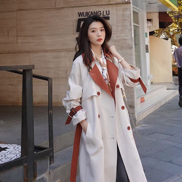 wool korean oversized trench coat double breasted long female mantle jacket hk009, Black
wool korean oversized trench coat double breasted long female mantle jacket hk009, Black