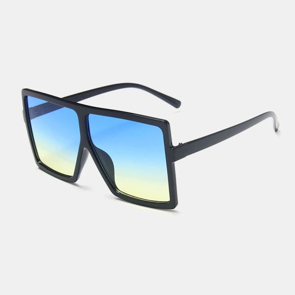 women plus size frame square shape multi-color fashion personality uv protection sunglasses, Black
women plus size frame square shape multi-color fashion personality uv protection sunglasses, Black