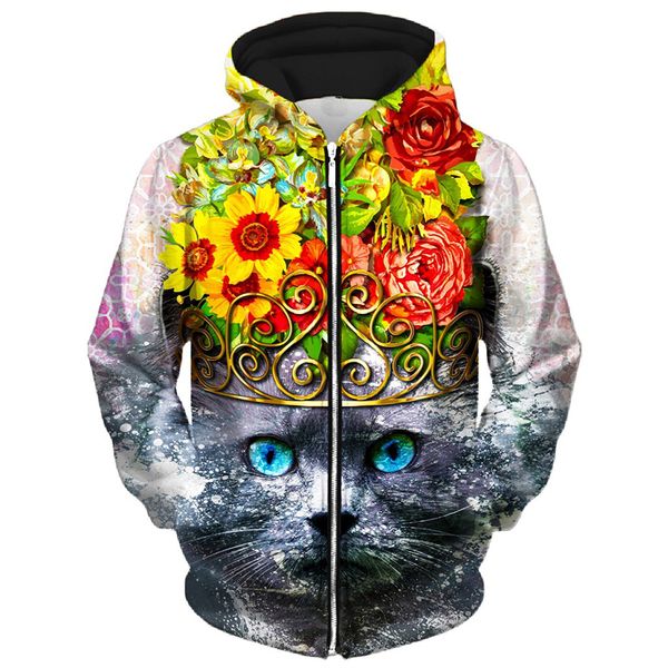 color eagle pattern men s zip-up hoodie visual impact party punk goth round neck sweater hoodie, Black
color eagle pattern men s zip-up hoodie visual impact party punk goth round neck sweater hoodie, Black