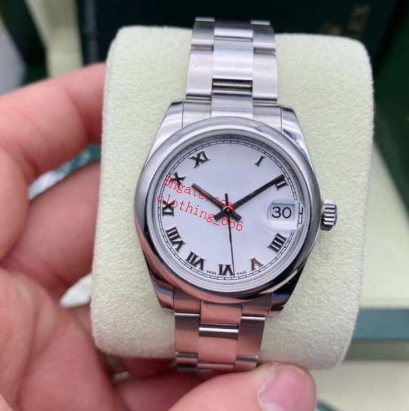 classic womens watches waterproof 178240 m278240 31mm big magnifier sapphire mirror mechanical roemn dial silver stainless steel bracelet lu, Slivery;brown
classic womens watches waterproof 178240 m278240 31mm big magnifier sapphire mirror mechanical roemn dial silver stainless steel bracelet lu, Slivery;brown