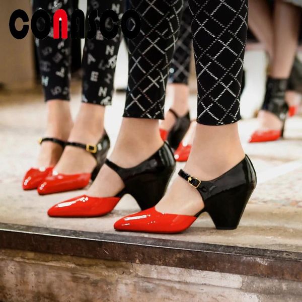 dress shoes conasco women pumps mary janes high heels fashion elegant spring summer 2021 wedding party casual genuine leather woman, Black
dress shoes conasco women pumps mary janes high heels fashion elegant spring summer 2021 wedding party casual genuine leather woman, Black