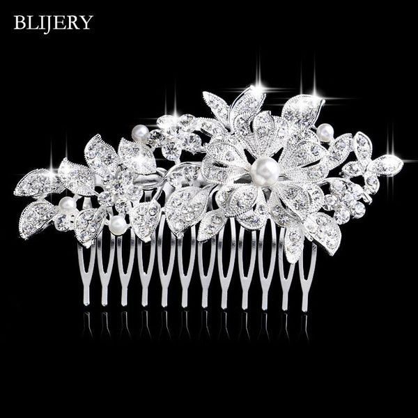 hair clips & barrettes blijery silver color bridal accessories crystal simulated pearl large flower combs for women wedding jewelry, Golden;silver
hair clips & barrettes blijery silver color bridal accessories crystal simulated pearl large flower combs for women wedding jewelry, Golden;silver