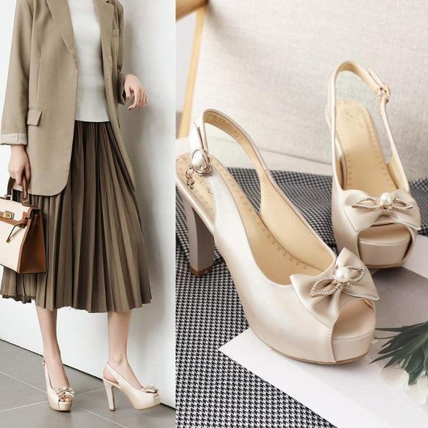 dress shoes summer women sandal high heel platform peep toe thick heels sandals party women's plus size 34-42, Black
dress shoes summer women sandal high heel platform peep toe thick heels sandals party women's plus size 34-42, Black