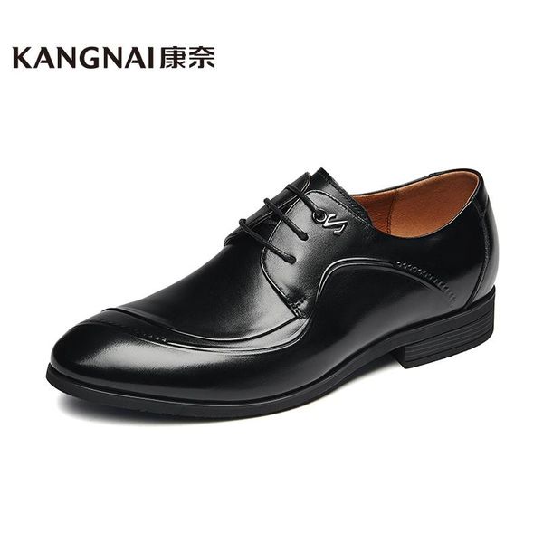 dress shoes kangnai men genuine leather pointed toe derby formal suit black business for man
dress shoes kangnai men genuine leather pointed toe derby formal suit black business for man