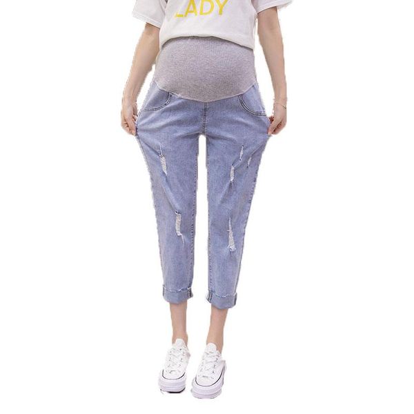 maternity bottoms 2021 summer pregnant women abdomen denim trousers fashion jeans adjustable waist ankle-length cotton pencil pants, White
maternity bottoms 2021 summer pregnant women abdomen denim trousers fashion jeans adjustable waist ankle-length cotton pencil pants, White