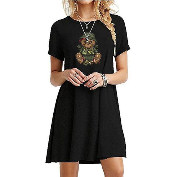 casual dresses fashion women's dress 2021 ladies solid color comfortable t-shirt loose beach for femme, Black;gray
casual dresses fashion women's dress 2021 ladies solid color comfortable t-shirt loose beach for femme, Black;gray