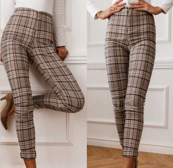 autumn and winter plaid trousers women's english style retro korean casual turnip small leg pencil pants women's & capris, Black;white
autumn and winter plaid trousers women's english style retro korean casual turnip small leg pencil pants women's & capris, Black;white