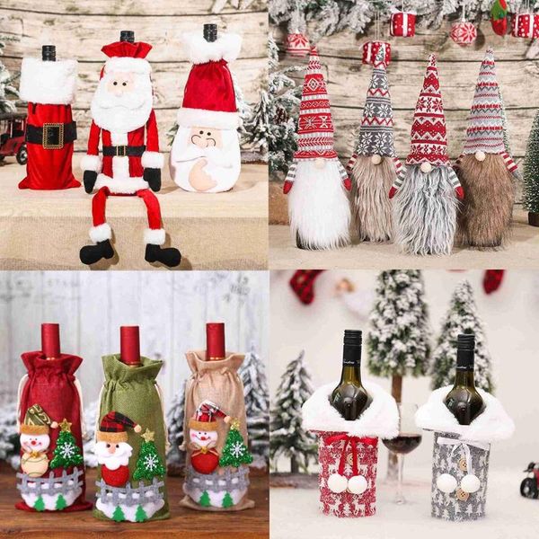 christmas decorations wine bottle cover merry decoration for home 2021 ornaments xmas gift year 2022 decor
christmas decorations wine bottle cover merry decoration for home 2021 ornaments xmas gift year 2022 decor